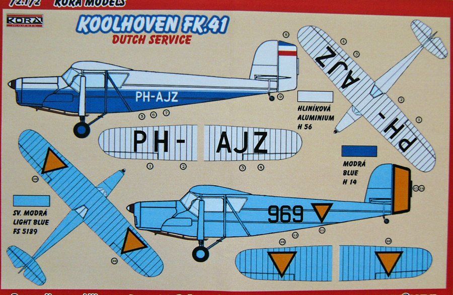 MODELIMEX Online Shop | 1/72 Koolhoven FK.41 (Dutch Service) | your ...