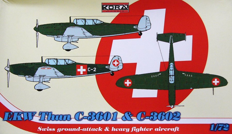 1/72 EKW Thun C-3601&C-3602 (Swiss heavy fighter)