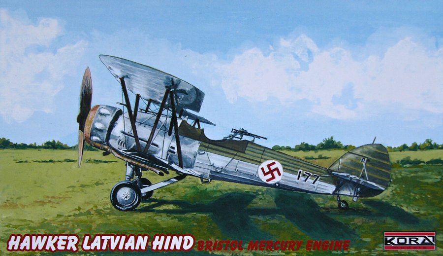 1/72 Hawker Latvian Hind (Bristol Mercury Engine)