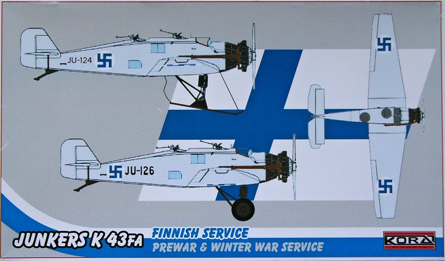 1/72 Junkers K 43FA Wheel/Ski (Finnish Service)