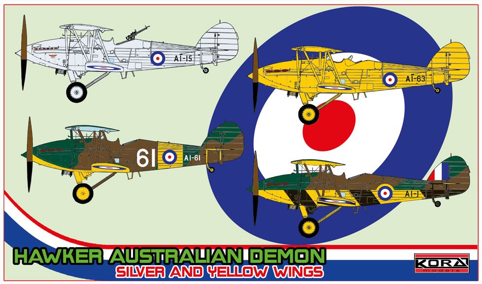 1/72 Hawker Australian Demon (Silver&Yellow Wings)