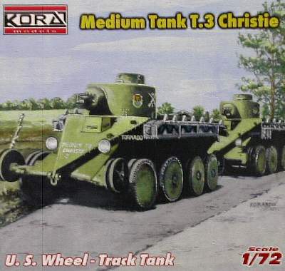 1/72 US Tank T-3 Christie