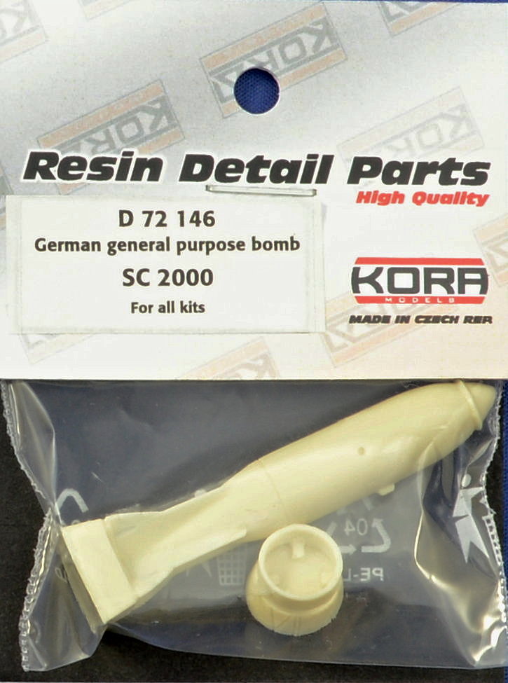 1/72 German general purpose bomb SC 2000