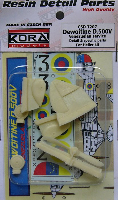 1/72 Dewoitine D.500V Detail set&decal (Venezuela)