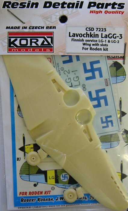 1/72 LaGG-3 Wings w/slots (Finnish service)