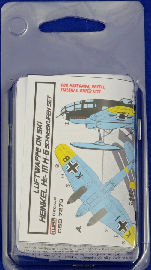 1/72 Heinkel He-111 H-6 Ski Conversion set&decal