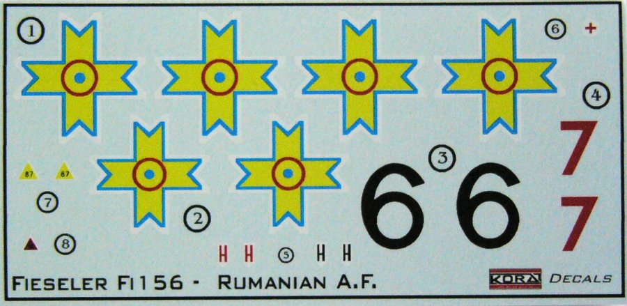 1/48 Decals Fi 156 Storch (Romanian Air Force)