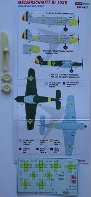 1/72 Decals Messers. Bf 108B (Romanian Air Force)