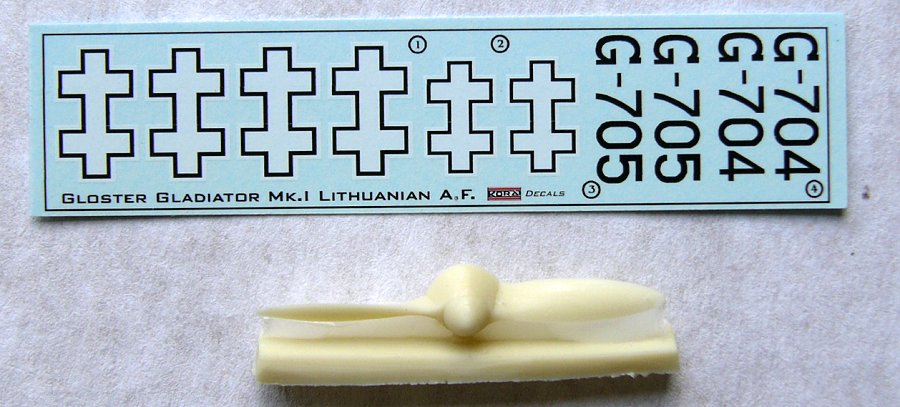 1/72 Decals Gloster Gladiator Mk.I (Lithuanian AF)