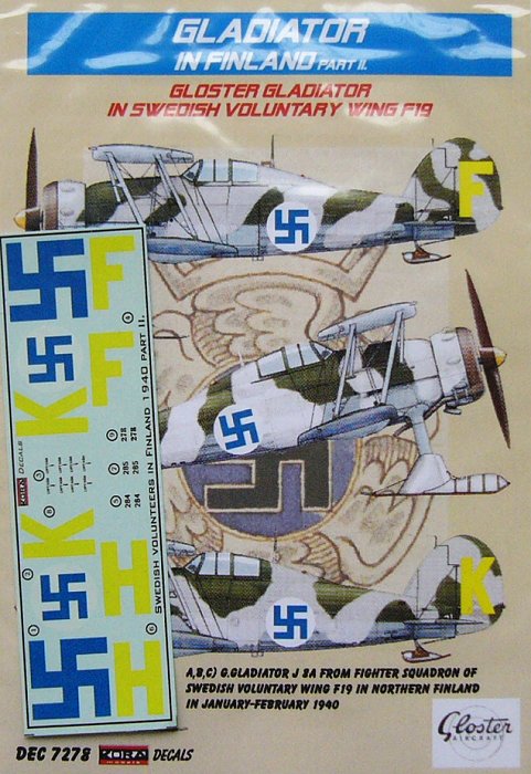 1/72 Decals Gl. Gladiator in Finland (Part II.)