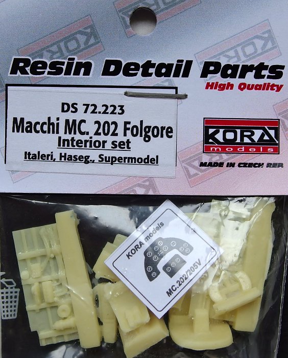 1/72 Macchi MC.202 Folgore Interior set (ITAL/HAS)