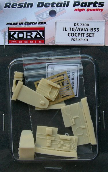 1/72 IL 10 / Avia B.33 Cockpit Set (for KP kit)