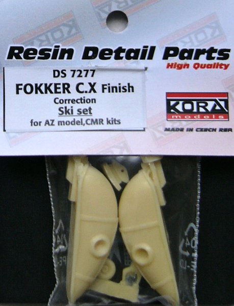 1/72 Fokker C.X Finnish Correct Ski set (AZ,CMR)