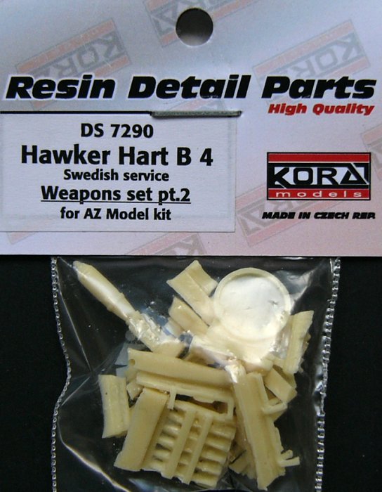 1/72 Hawker Hart B4 Swedish - Weapons set II. (AZ)