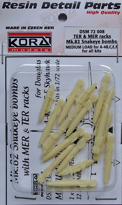 1/72 TER&MER racks Mk.82 Snakeye bombs(A-4B,C,E,F)