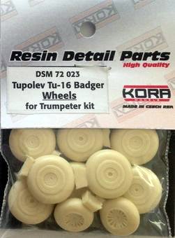 1/72 Tupolev Tu-16 Badger wheels (TRUMP)