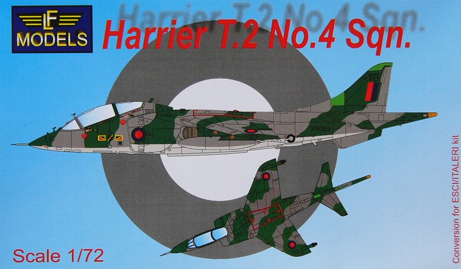 1/72 Harrier T.2 No.4 Sqn. (Conv.Set ESCI/ITAL)