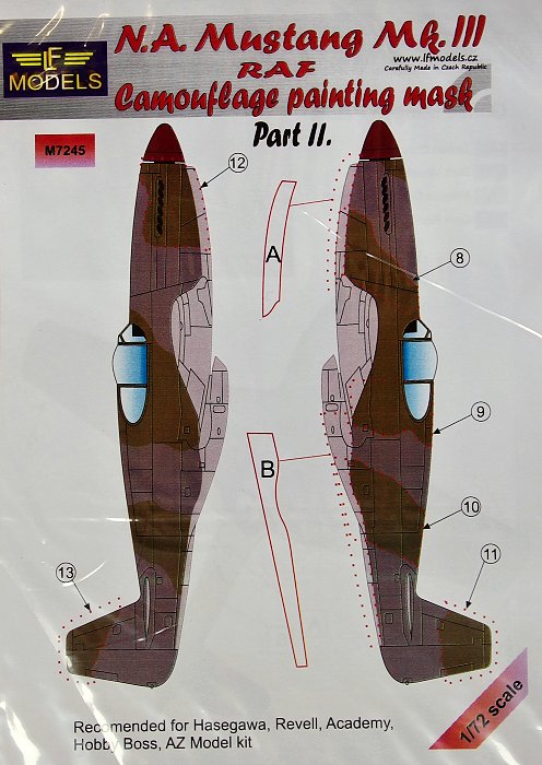 1/72 Mask N.A. Mustang Mk.III RAF Pt.II (HAS/REV)