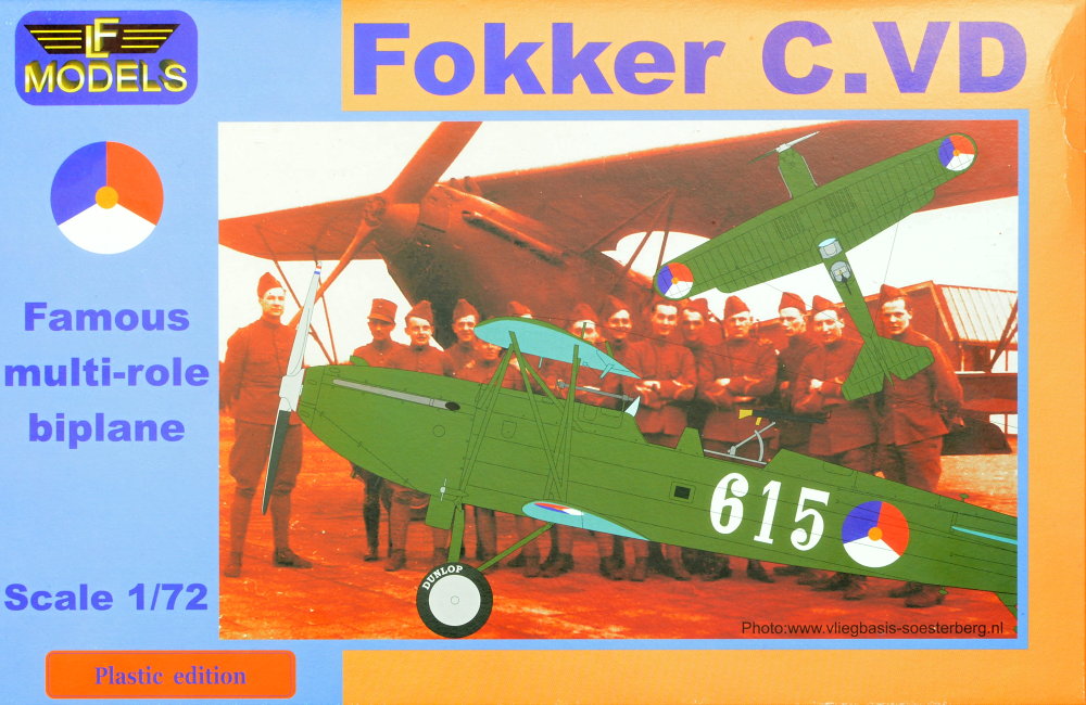 1/72 Fokker C.VD Holland 1936-1940 (4x camo)