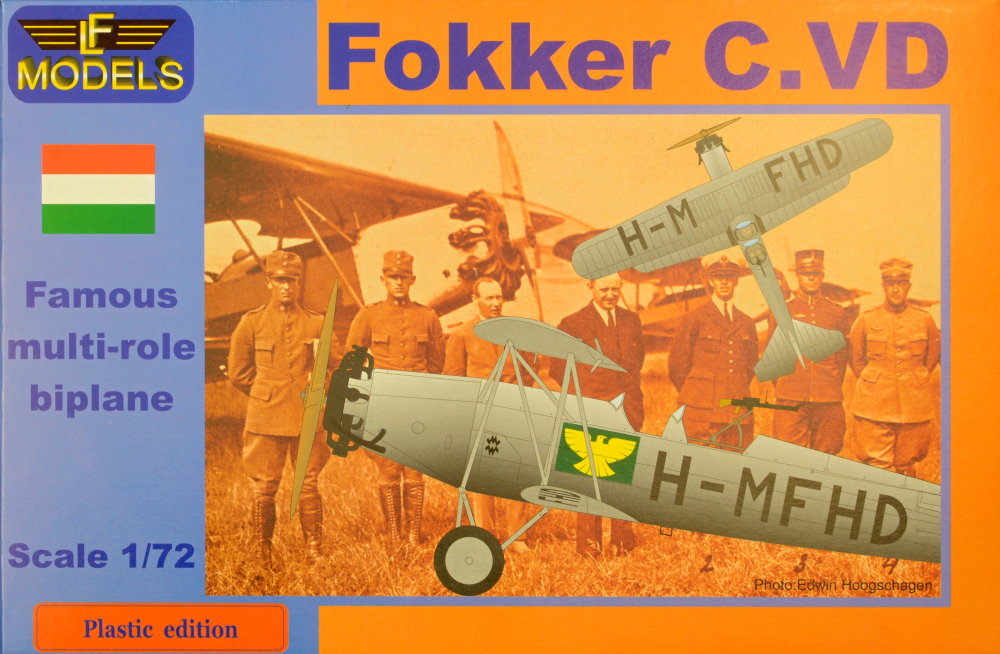 1/72 Fokker C.VD - Hungary (3x camo)