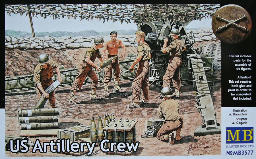 1/35 US Artillery Crew (6 figures)