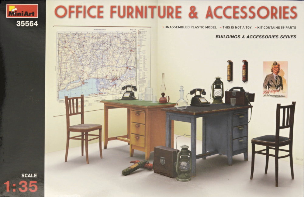 1/35 Office Furniture & Accessories