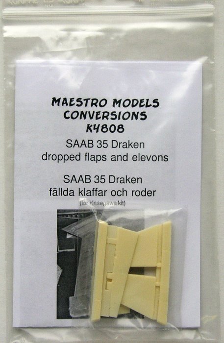 1/48 SAAB 35 Draken - dropped flaps and elevons