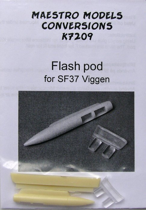 1/72 Flash pod for SF37 Viggen