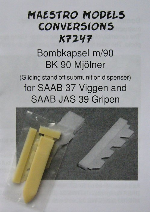 1/72 Bombkapsel m/90 BK 90 Mjölner (1 pc.)