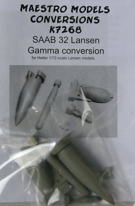 1/72 SAAB 32 Lansen Gamma conversion (HELL)