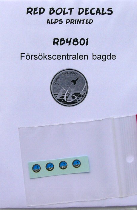 1/48 Försökscentralen badge (Alps printed decals)