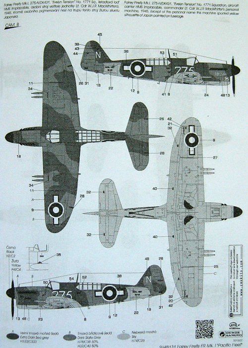 MODELIMEX Online Shop | 1/48 Fairey Firefly F/FR Mk.I 'Pacific Fleet ...