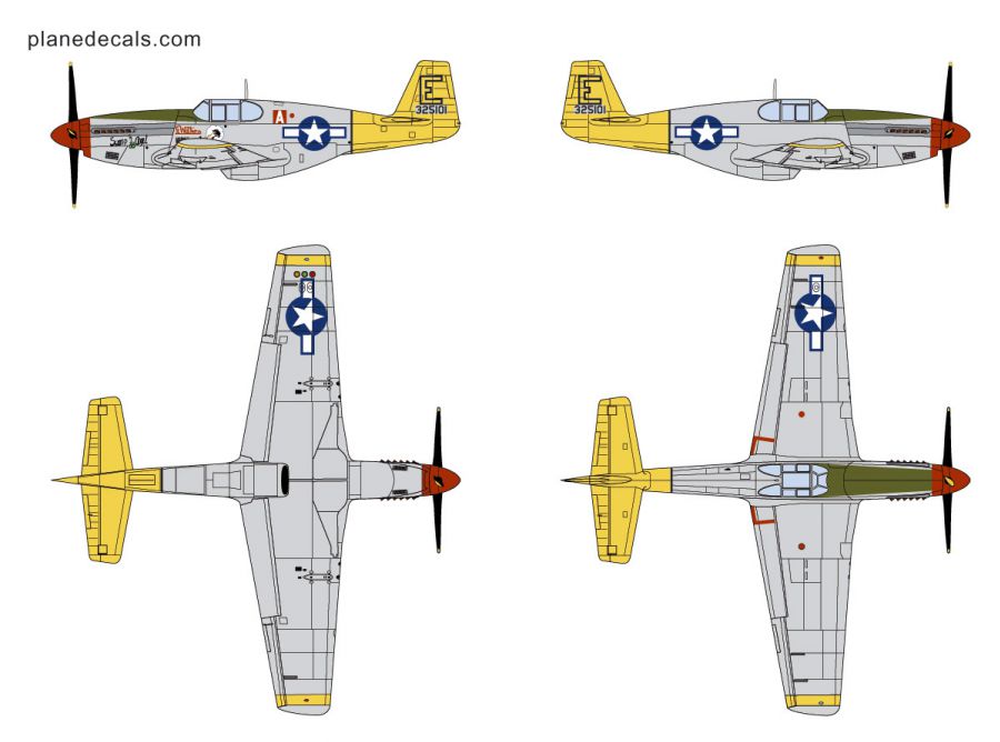 MODELIMEX Online Shop | 1/72 P-51 Mustangs over Slovakia (4x camo ...