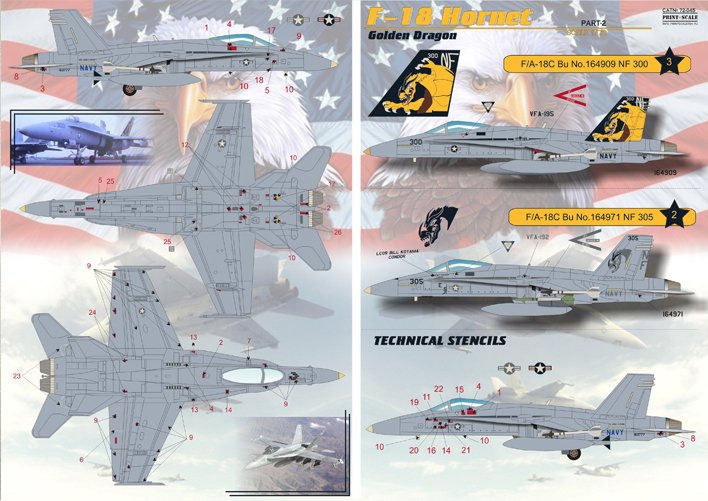 MODELIMEX Online Shop | 1/72 F-18 Hornet 'Golden Dragon' (wet