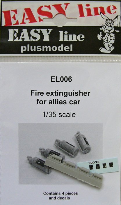 1/35 Fire Extinguisher Allies (4 pcs.) EASY LINE