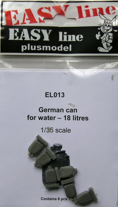 1/35 German 18L Water Can (6 pcs.) EASY LINE