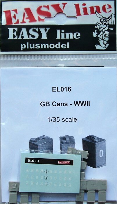 1/35 British Cans WWII  (9 pcs.) EASY LINE