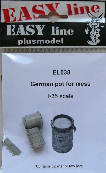 1/35 German pot for mess (2 pcs.) EASY LINE