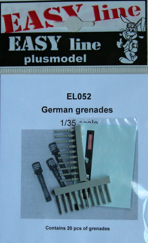 1/35 German grenades (20 pcs.) EASY LINE