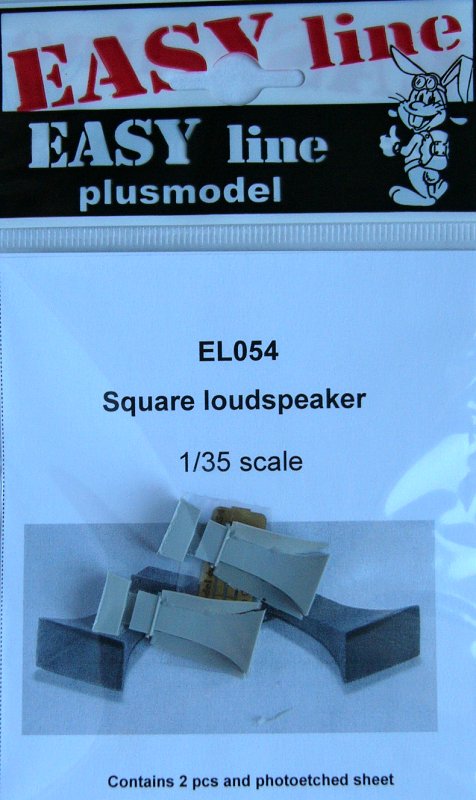 1/35 Square loudspeakers (2 pcs.) EASY LINE