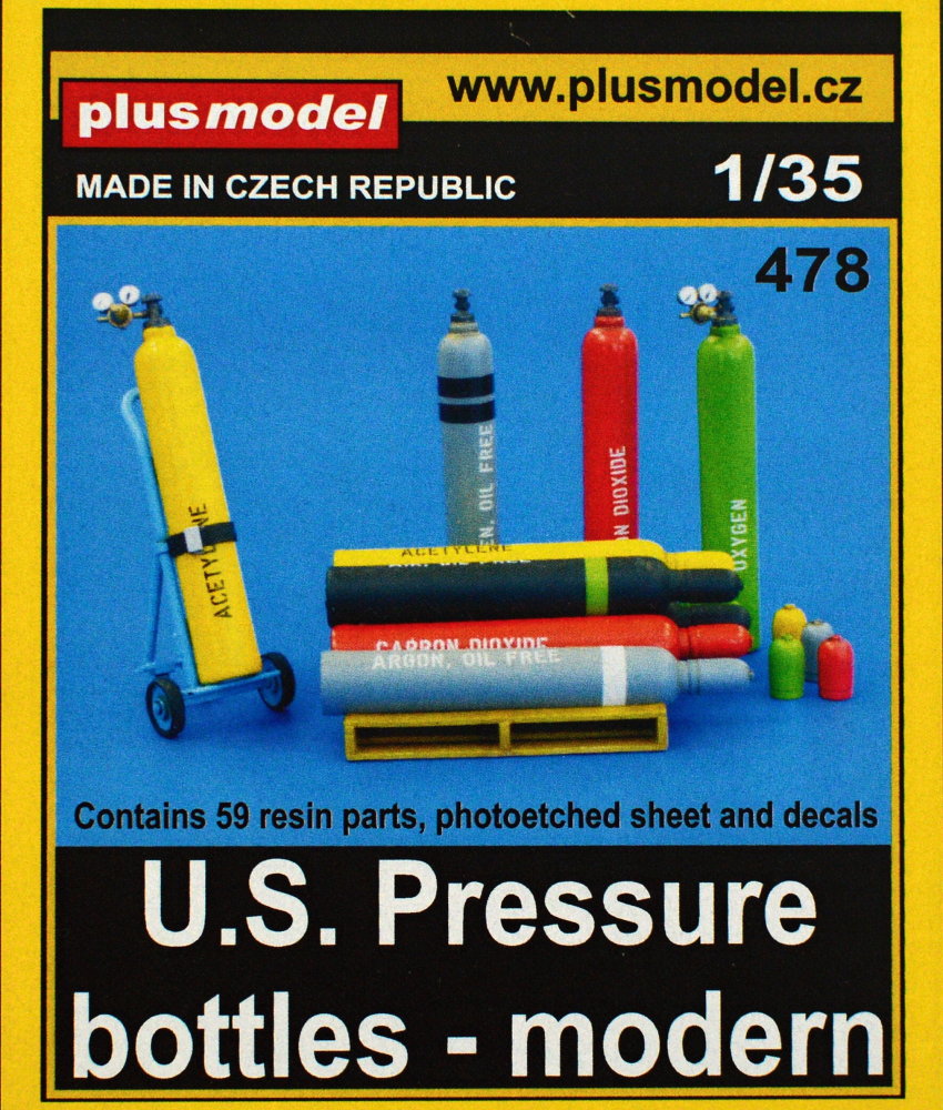 1/35 US Pressure bottles - modern (59 parts)