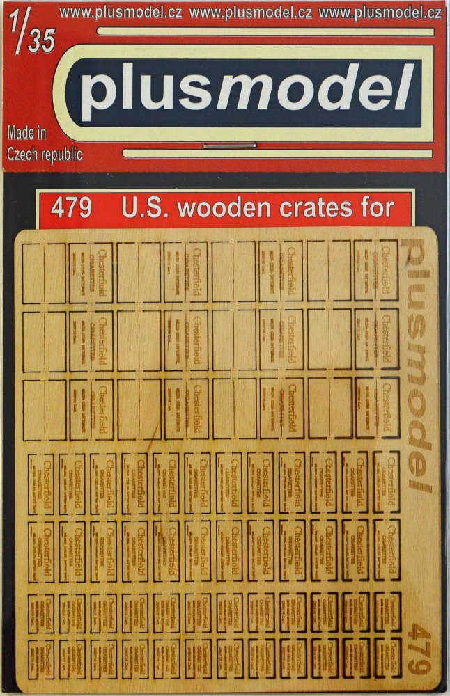 1/35 US wooden crates for cigarettes type I.