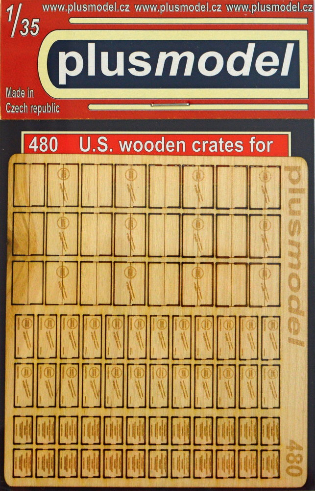 1/35 US wooden crates for cigarettes type II.