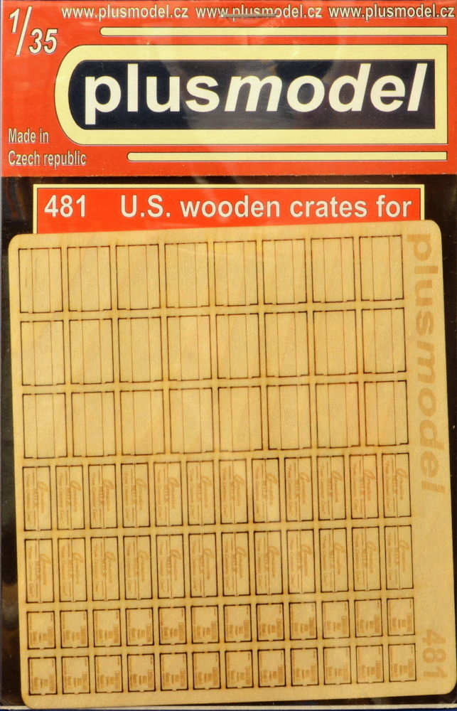 1/35 US wooden crates for condensed milk