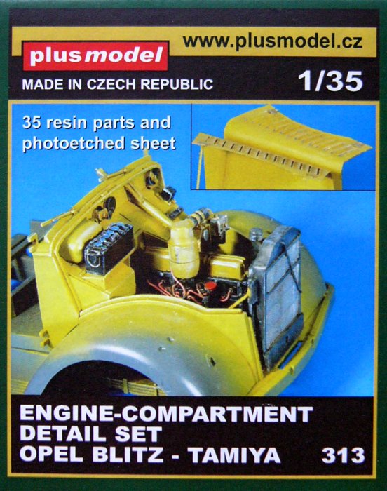 1/35 Opel Blitz - engine compartment set (TAM)