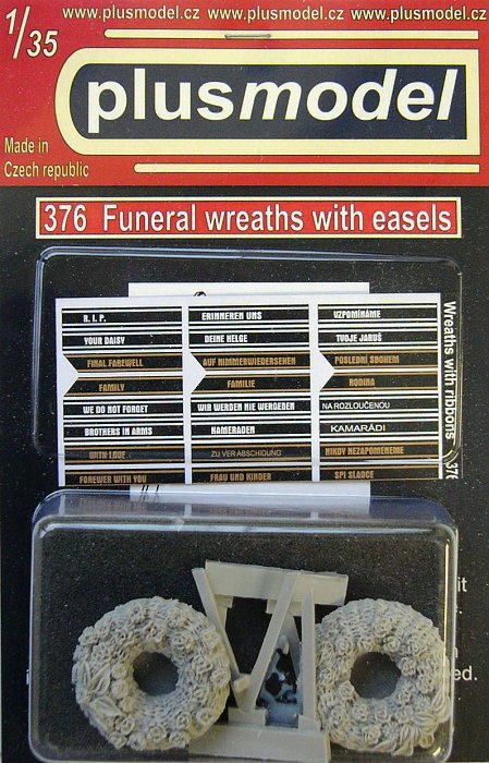 1/35 Funeral wreaths with easels