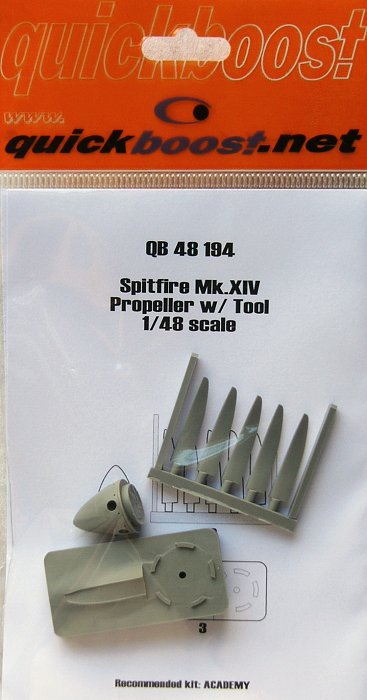 1/48 Spitfire Mk. XIV propeller w/tool  (ACAD)