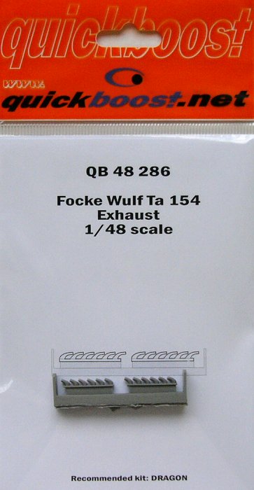 1/48 Fw Ta 154 exhaust  (DRAG)