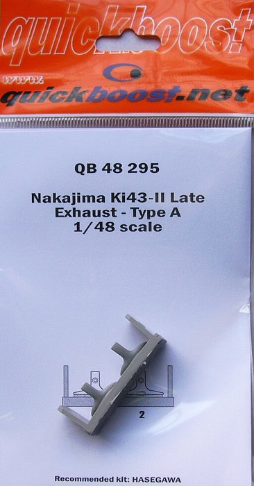 1/48 Nakajima Ki43-II late exhaust - type A  (HAS)