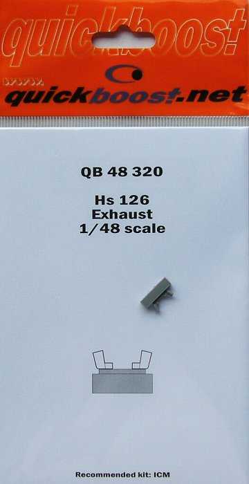 1/48 Hs 126 exhaust  (ICM)